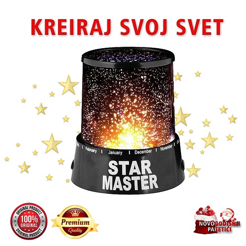 Star Master LED lampa Zvezdano nebo -projektor - Slika 2