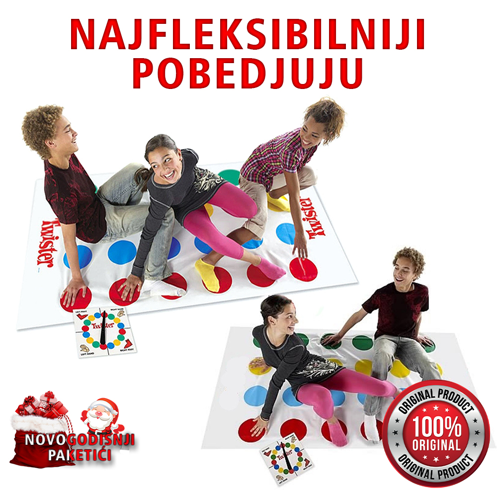 TWISTER Društvena Igra - Zagarantovana ZABAVA - Slika 3