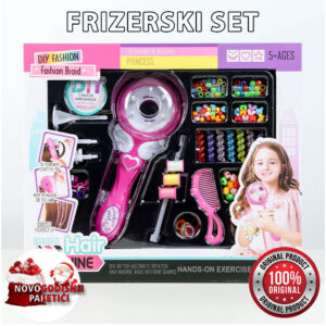 Frizerski set za devojčice Tvist mašina za pletenice