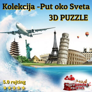 3D puzzle kolekcija -PUT OKO SVETA