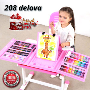 Veliki set kofer za slikanje i bojenje sa rasklopivom tablom