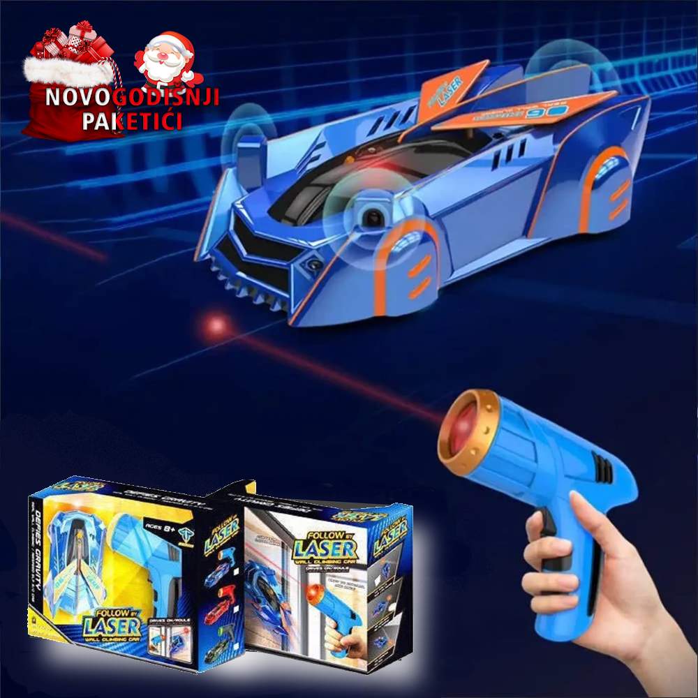 Auto na daljinski sa laserom koji ide po plafonu - Slika 4