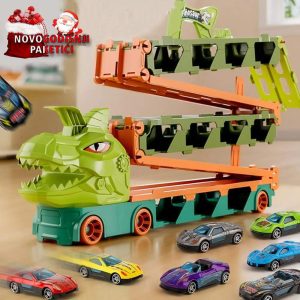 3u1 rasklopivi kamion + 8 automobila + trkačka staza