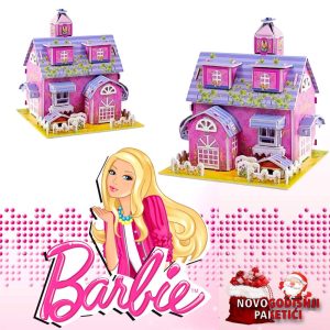 Barbie 3D Slagalica svetleća kuća puzle
