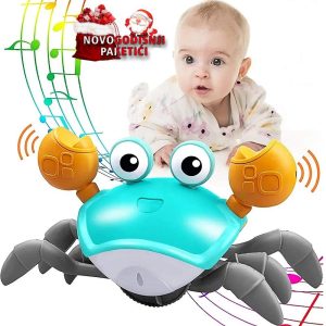 Šetajuća kraba sa muzikom LED svetlom i senzorom pokreta